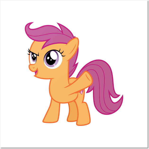 Scootaloo talking about her parents 2 Wall Art by CloudyGlow